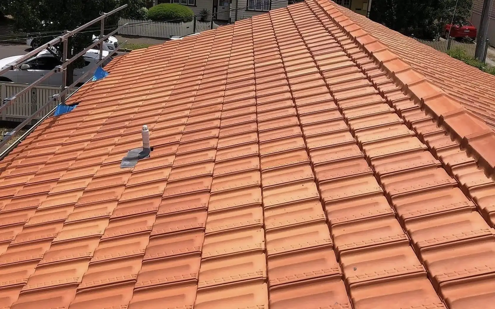 Restored tiled roof in Mornington