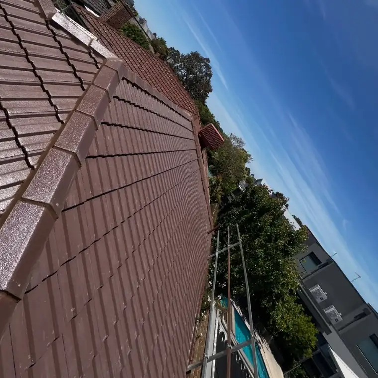 Restored period tiled roof in Bayside